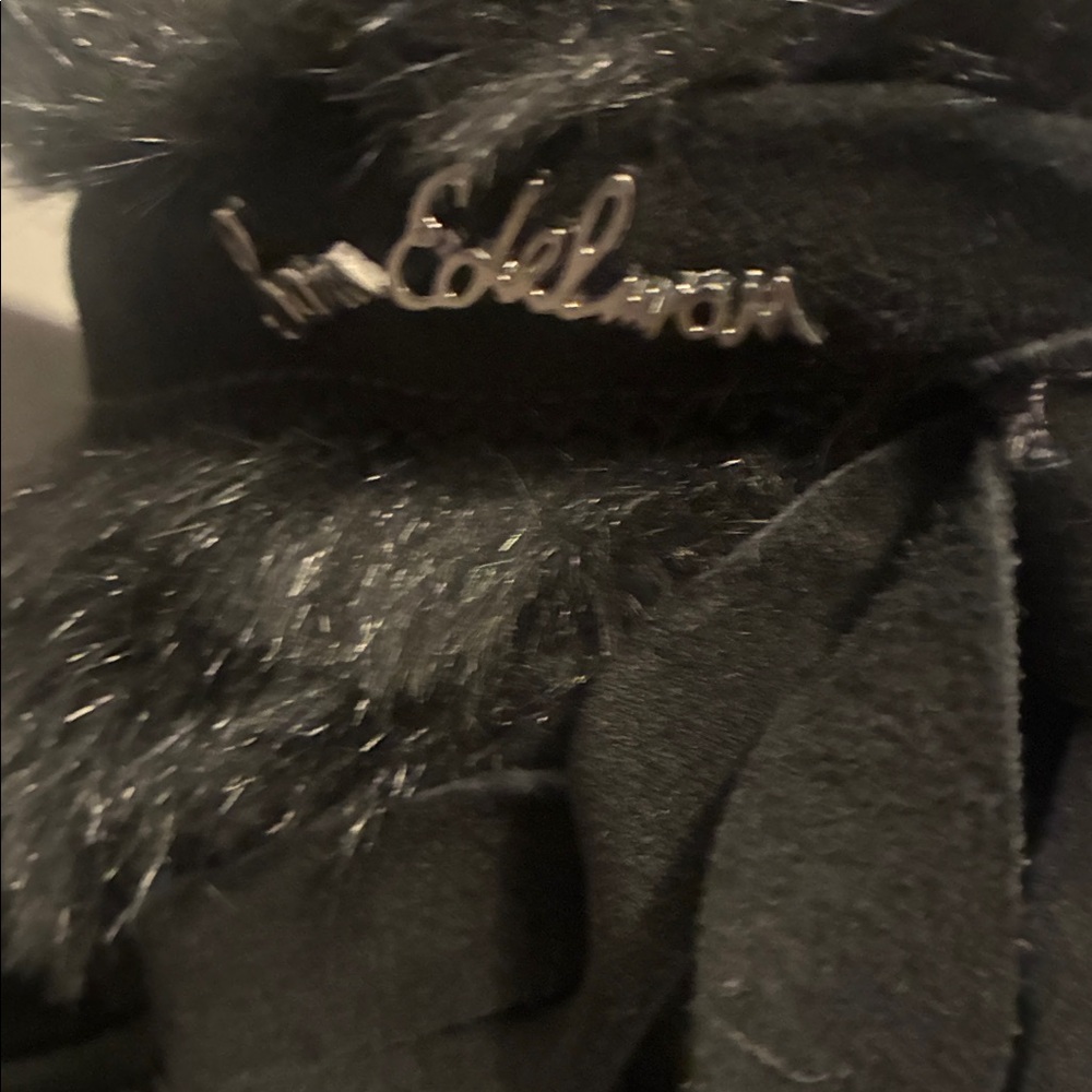 Sam Edelman Black Faux Fur Winter Boots - Picture 4 of 15